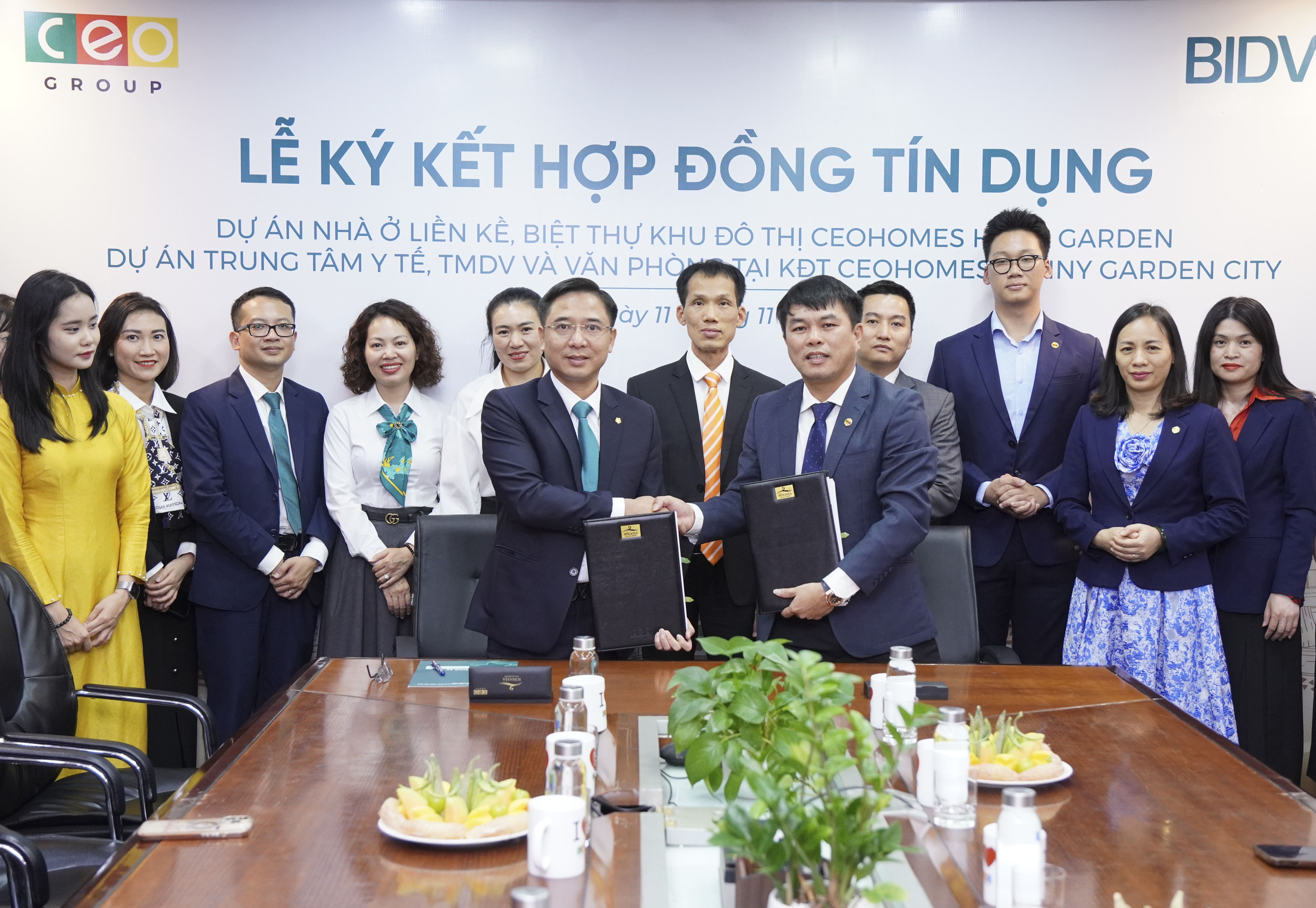 Tập đoàn CEO và BIDV Thanh Xuân ký kết Hợp đồng tín dụng - Tập đoàn CEO